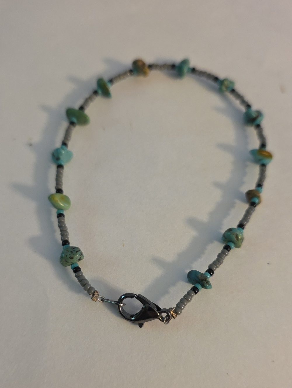 Handcrafted Turquoise Beaded Bracelet - Women's Jewelry